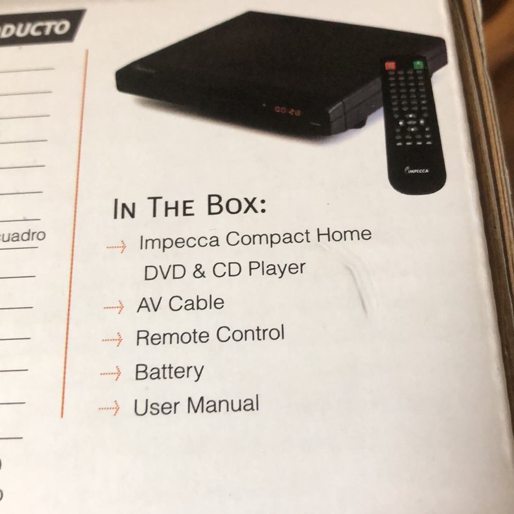 DVD/CD Player w/Remote NEW - Picture 4 of 7